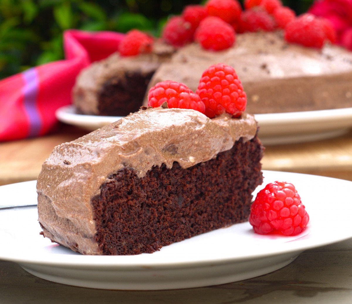 Chocolate Raspberry Cake - Rosanna Davison Nutrition